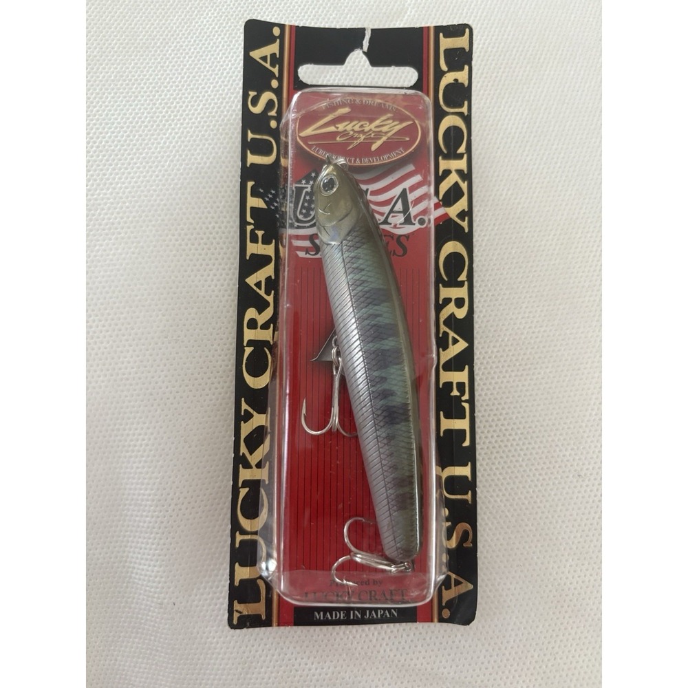 LUCKY CRAFT WANDER SLIM 110 / 4-3/8" & 3/4OZ / (067ASSD) IN AURORA SILVER SIDE